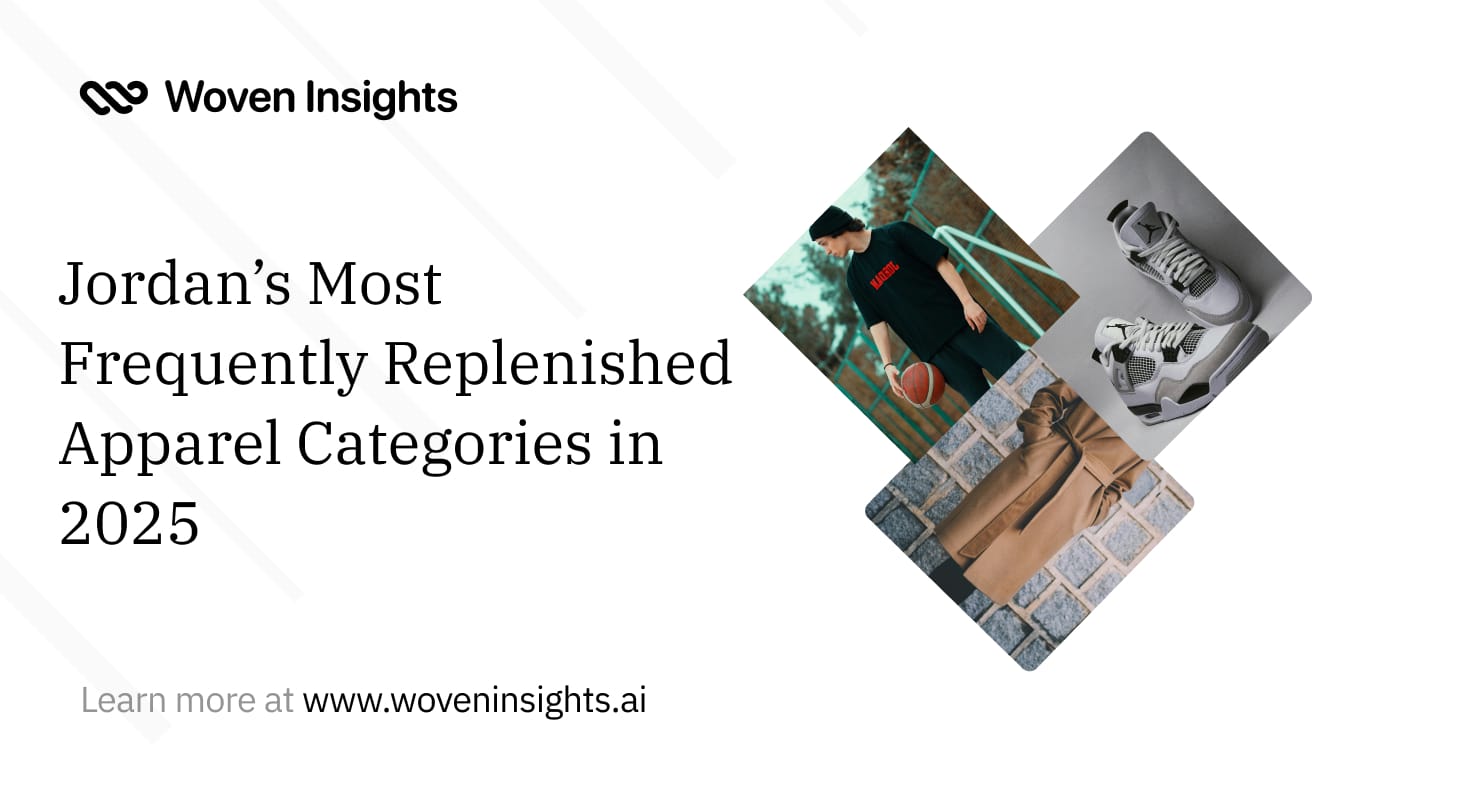 Jordan’s Most Frequently Replenished Apparel Categories in 2025