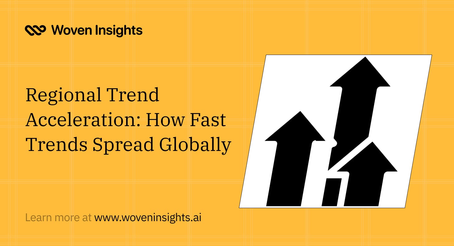 Regional Trend Acceleration: How Fast Trends Spread Globally