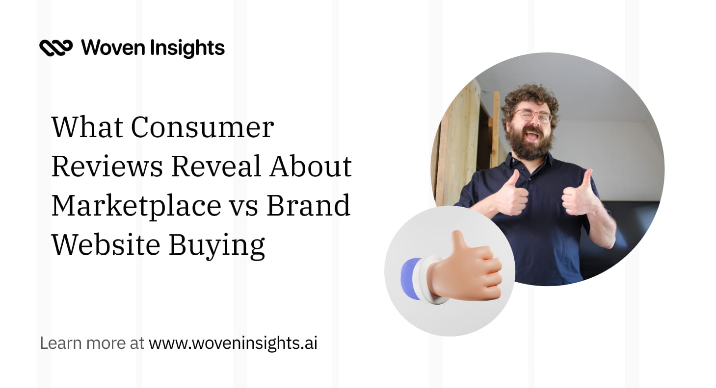 What Consumer Reviews Reveal About Marketplace vs Brand Website Buying