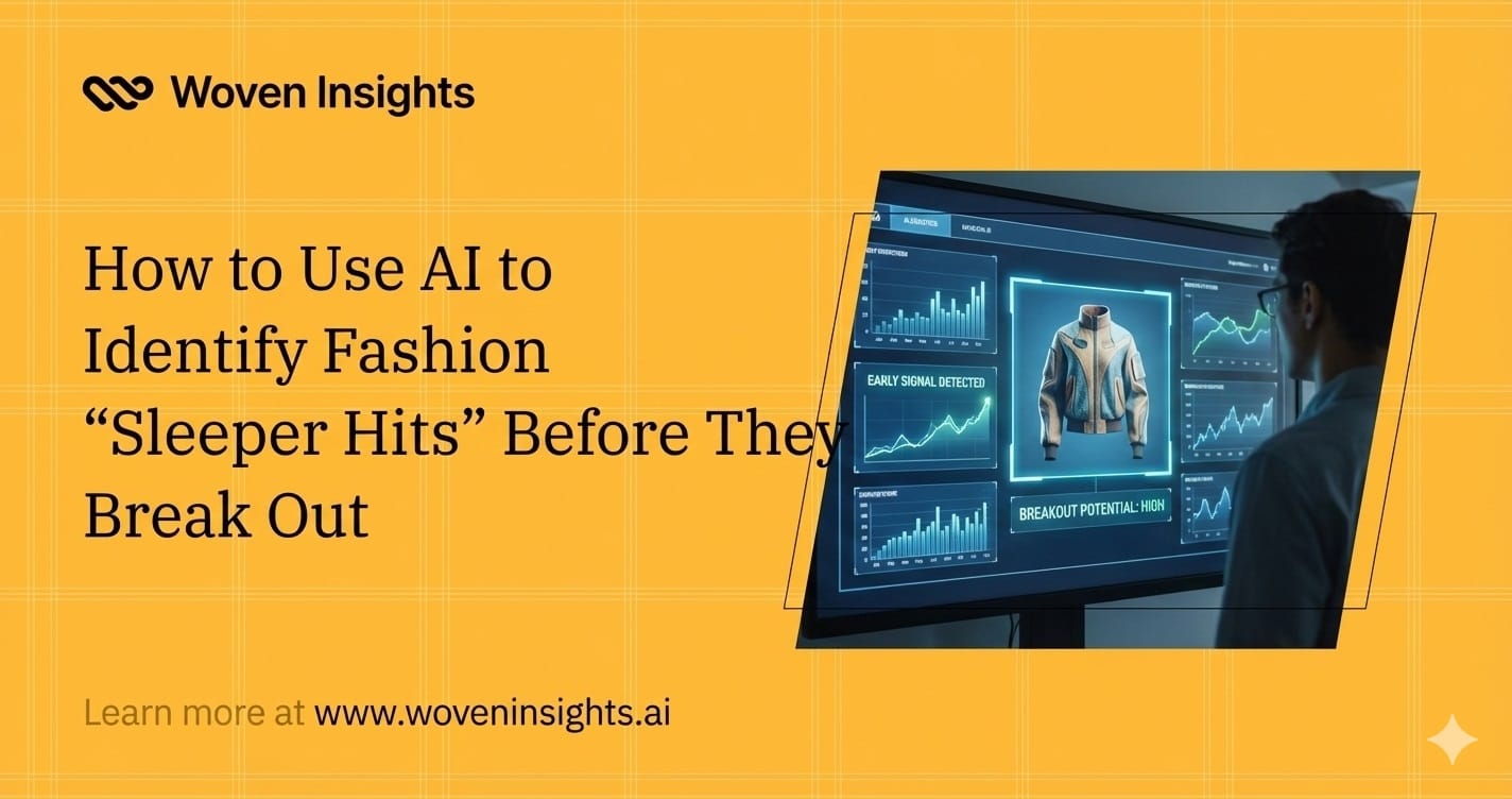 How to Use AI to Identify Fashion “Sleeper Hits” Before They Break Out
