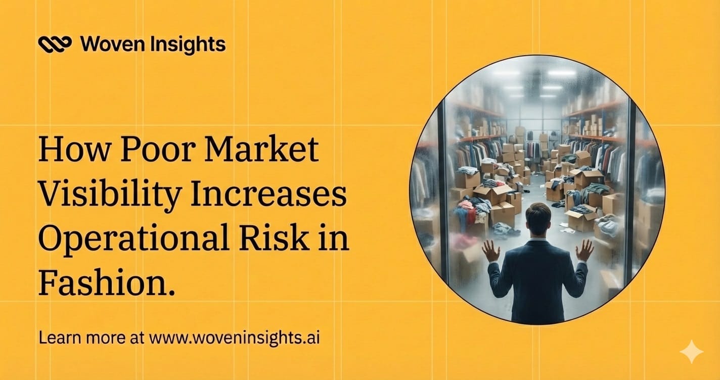 How Poor Market Visibility Increases Operational Risk in Fashion