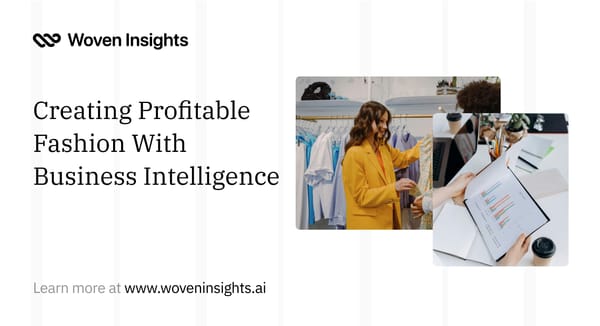 Creating Profitable Fashion With Business Intelligence