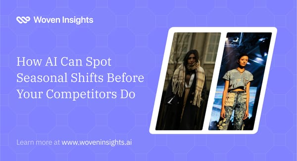 How AI Can Spot Seasonal Shifts Before Your Competitors Do