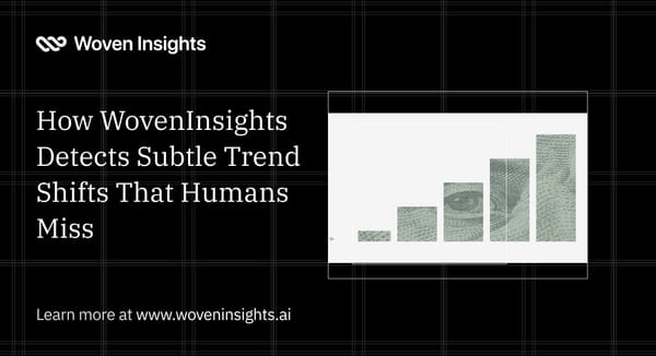 How WovenInsights Detects Subtle Trend Shifts That Humans Miss