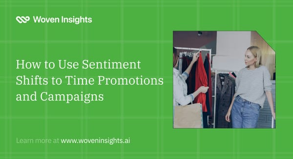 How to Use Sentiment Shifts to Time Promotions and Campaigns