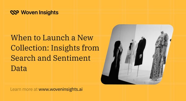 When to Launch a New Collection: Insights from Search and Sentiment Data