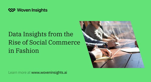 Data Insights from the Rise of Social Commerce in Fashion