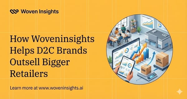 How Woveninsights Helps D2C Brands Outsell Bigger Retailers